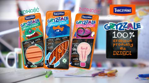 Tarczyński Gryzzale - kabanoski drobiowe dla dzieci